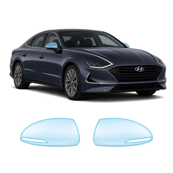Антигравійна захисна бронеплівка за лекалами для Hyundai Sonata DN8 2019-2022 - дзеркала