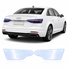 Антигравійна захисна бронеплівка за лекалами для Audi A4 B9 facelift 2020-2025 - задні ліхтарі стопи