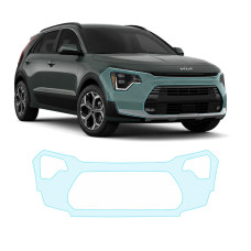 Антигравійна захисна бронеплівка за лекалами для Kia Niro SG2 2022- передній бампер