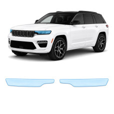 Антигравийная защитная бронепленка по лекалам для Jeep Grand Cherokee WL 2022- оптика (фары и ПТФ)