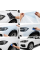 Антигравийная защитная бронепленка по лекалам для BMW X6 E71 2008-2014 - нижняя зона кузова пороги