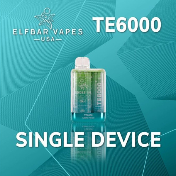 Elf Bar TE6000 Преміум POD 4% Juicy Peach Соковитий Персик
