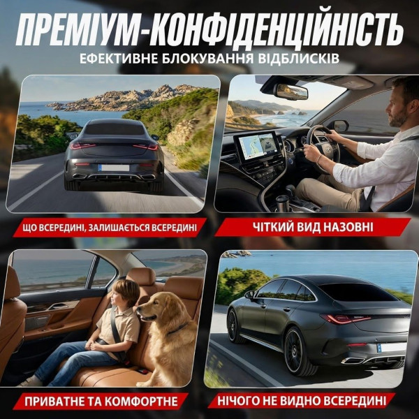 Керамическая Тонировочная пленка VLT 20% IR 95% UV 100% Ширина 50 см Длинна 1 Метр Атермальная (NC35100)