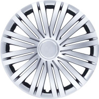 Колпак колеса с эмблемой SKS339 Volkswagen R15 серый с логотипом на выбор 4 шт