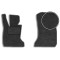 Передние ворсовые коврики для BMW 7 (F01 / F04) 2008-2015 с подпятником 2 шт (Carrera)