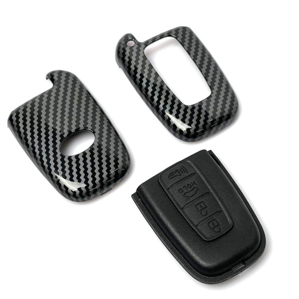 Чехол для автоключей Hyundai ZN 4 923 Пластик Carbon (Оригинал) (4 050)