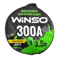 Пусковые провода прикуривания Winso 300А / -40 +80°C / 2,5 м / в сумке (138310)