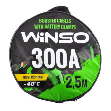 Пускові дроти прикурюуання Winso 300А / -40 +80°C / 2,5м / у сумці (138310)