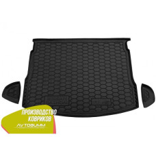 Автомобільний килимок в багажник Nissan Qashqai 2007-2010 / Гумовий (Avto-Gumm)