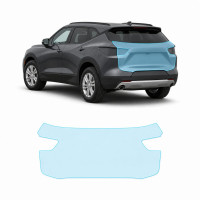 Антигравийная защитная бронепленка по лекалам для Chevrolet Blazer III 2019-2022 - зона крышки багажника