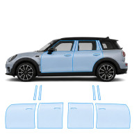 Антигравійна захисна бронеплівка за лекалами для Mini Clubman F54 2015-2019 - зони дверей і стійки вікон