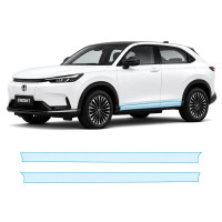 Антигравийная защитная бронепленка по лекалам для Honda e:NS1 I 2024- нижняя зона кузова пороги