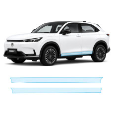 Антигравійна захисна бронеплівка за лекалами для Honda e:NS1 I 2024- нижня зона кузова пороги