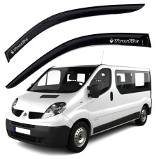 Дефлекторы окон ветровики Renault Trafic 2001-2014 Ширина 10 см Скотч 3M Voron Glass