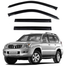 Дефлектори вікон вітрові для Toyota Land Cruiser Prado 120 2002-2009 Скотч 3M Voron Glass