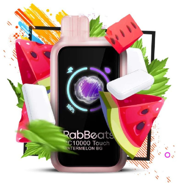 RabBeats (Elf Bar) RC 10000 Touch Watermelon Bubble Gum (Арбузная жвачка)