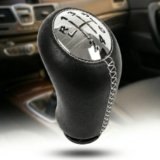 Ручка КПП для Renault Laguna / Megane2 / Clio3 Шкіра Сіра (6 Швидкостей) (FXRNT-15)