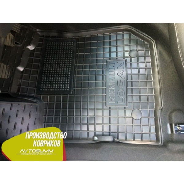 Автомобільні килимки в салон Рено Логан 2013- (Автогум)