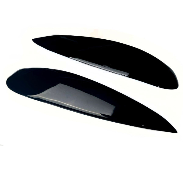 Вії фар для Mitsubishi Lancer IX 2003-2007 Широкі Voron Glass