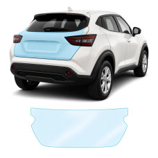 Антигравийная защитная бронепленка по лекалам для Nissan Juke F16 2019-2024 - зона крышки багажника