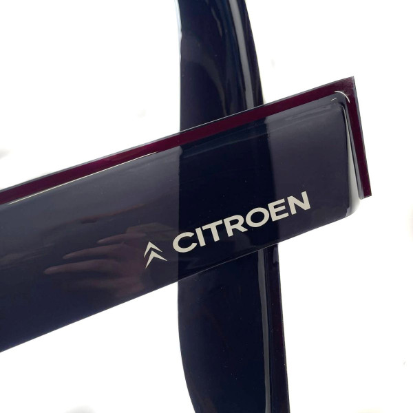 Дефлектори вікон вітровики Citroen Spacetourer 2017- Скотч 3M Voron Glass