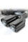 Насадка на глушник подвійна Vitol 280 x 2-107 x 64 мм Темний Хром (НГ-0352-BK)
