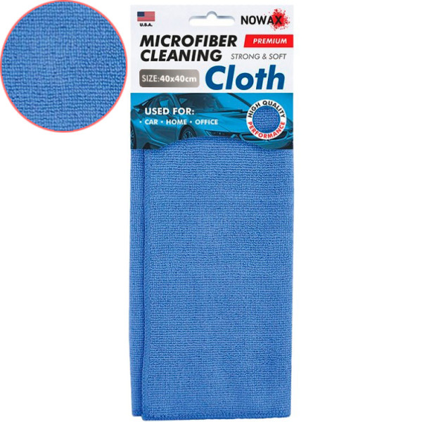 Профессиональная тряпка из микрофибры Nowax For Cleaning 40х40 см (NX67440)
