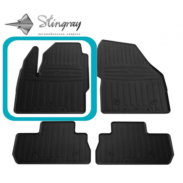 Водительский коврик в салон для Land Rover Freelander II (L359) 2006-2014