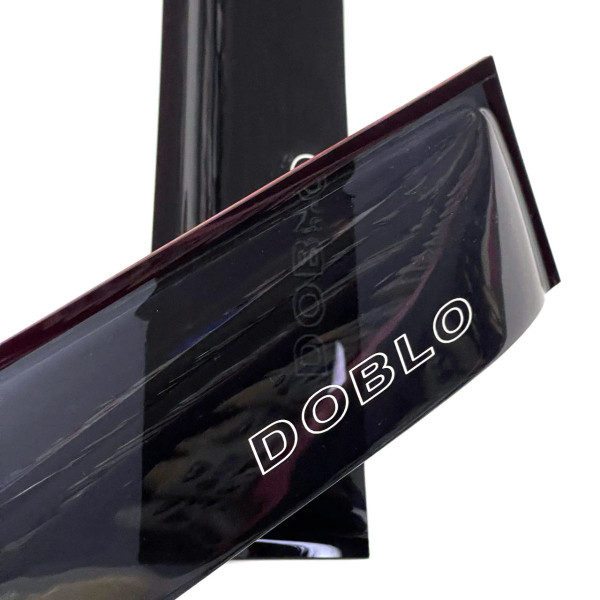 Дефлекторы окон ветровики для FIAT Doblo 2d 2000-2010 Voron Glass