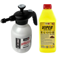 Набір для миття авто Nowax Viper №1 Піногенератор ручний та Піна активна (NX01142 NX01174)