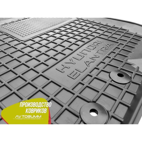 Водійський коврик в салон Hyundai Elantra HD 2006-2011 (Avto-Gumm)