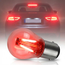 Автолампа світлодіодна LED 12/24V T25 R5W /P21W (BAY15d) Червоний Світло 1 шт №42