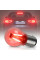 Автолампа світлодіодна LED 12/24V T25 R5W /P21W (BAY15d) Червоний Світло 1 шт №42