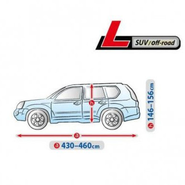 Тент автомобільний для джипа та мінівена Kegel-Blazusia SUV L 460x155 см Basic Garage (5-3968-241-3021)