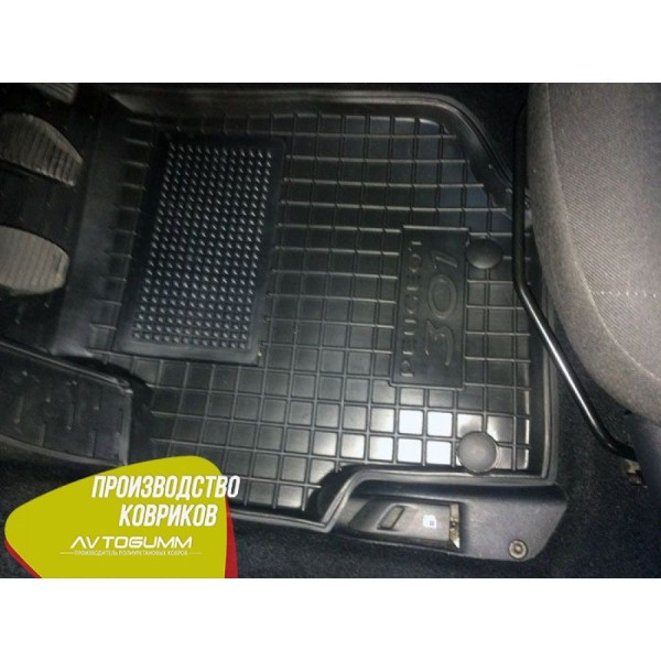 Автомобільні килимки в салон Peugeot 301 2013- (Avto-Gumm)