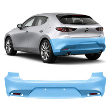 Антигравійна захисна бронеплівка за лекалами для Mazda Mazda3 BP 2019- задній бампер
