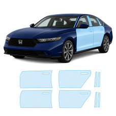 Антигравійна захисна бронеплівка за лекалами для Honda Accord XI 2023- зони дверей і стійки вікон