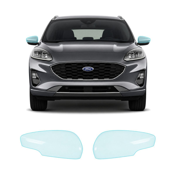 Антигравийная защитная бронепленка по лекалам для Ford Kuga III 2019- зеркала