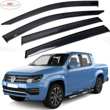 Дефлектори вікон вітровики HIC для Volkswagen Amarok 2009- Оригінал (VW34)