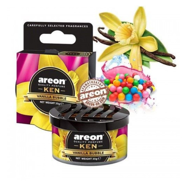 Ароматизатор повітря Areon KEN Vanilla Bubble