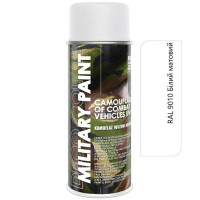 Камуфляжна фарба Deco color Military Paint Ral 400 мл Білий мат антивідблиска (9010)