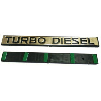Эмблема надпись Turbo Dizel166 x 19 мм