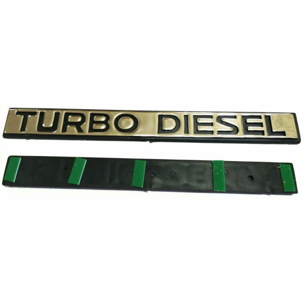 Емблема напис Turbo Dizel166 x 19 мм