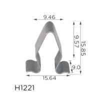 Скоба В=15.8 Д=15.5 Ш=9 багажника, салон Mercedes, Volkswagen, Seat, Audi, Skoda (4A0867276A, 16500) (H1221)