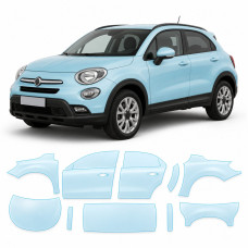 Антигравійна захисна бронеплівка за лекалами для Fiat 500X I 2015-2018 - повний кузов