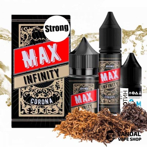 Рідина Самозаміс Flavorlab Infinity MAX 30мл 50мг Corona Традиційний смак цигарок