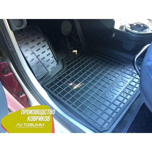 Автомобильные коврики в салон Smart Fortwo 450 1998-2006 (Avto-Gumm)