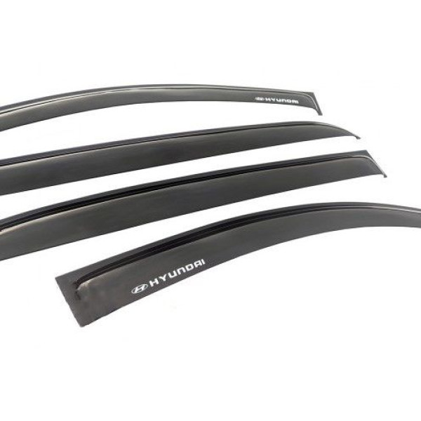 Дефлектори вікон ветровики Hyundai Getz 2002-2010 Скотч 3M Voron Glass