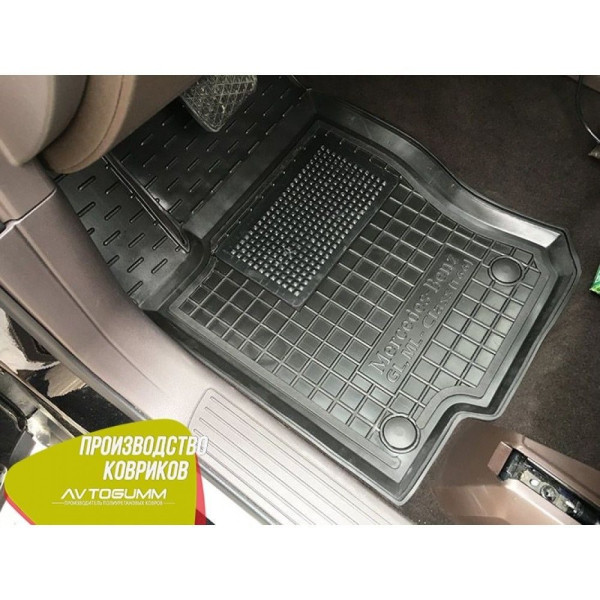 Автомобільні килимки в салон Mercedes GL (X166) 12-/GLS 14- (7 місць) (Avto-Gumm)