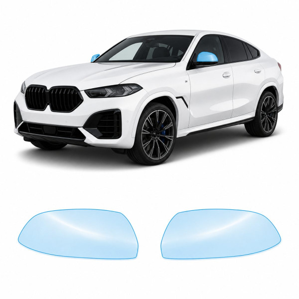Антигравийная защитная бронепленка по лекалам для BMW X6 G06 facelift 2023- зеркала